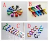 10pcs/lot Free shippingSpace Aluminum DIY Towel Wall Hook Nail Bathroom Kitchen Clothes Key Hat Rack Bag Hanger Holder 4 styles