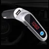 Car Bluetooth Kit FM Transmitter 35mm Wireless AUX Port Radio Adapter USB Charger MP3 Player3800583