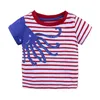 Baby Clothes Infant Kids Boys T-Shirt Tops Short Sleeve Cotton Cartoon Animals Pattern T-Shirt Children Boys Soft Vest Summer Clothes