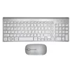 Ultra-Cienka biznesowa bezprzewodowa klawiatura i mysz Combo 102 Klawisze Low-szum Bezprzewodowa mysz klawiatury dla Mac PC Win XP / 7/10 TV