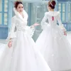 Luxury Fairy White Snow Queen Feather Fan Collar Rhinestone Beading Bowknot Medieval Dress Renaissance GOWN ROYAL PRINCESS DRESS B302K