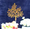 Décorations de gâteau Cupcake arbre d'amour creux, drapeau pour fête de mariage, anniversaire, réception-cadeau pour bébé, fournitures de décoration, 50 pièces