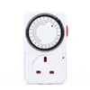 Freeshipping Mechanical Kitchen Koken Home Timer Smart Socket Switch Plug Counter 24 uur Alarm Timer