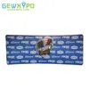 8ftx20ft Curve Shape Easy Fabric Aluminium Tube Display Banner Stand med utskrift, utställningsbås bärbar reklambakgrund