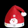 100pcs venda quente infantil chapéu de natal natal adulto mini vermelho Papai Noel