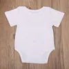 Meine Tante liebe mich Brief Baby Jungen Mädchen Strampler süßer Jumpsuit Baumwollkleidung Outfits 0-18m