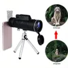 Nocne monokulary 40x60 HD Compass Monocular Teleskop Outdoor Viewing Krajobraz