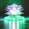 Led Liten Sun Lotus Lampa Färgrik Ballroom Effect Light Crystal Lotus LED Light Lotus Lampa AC85V-250V