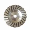 6 pièces 4 pouces 5 pouces disque de meulage turbo Base en aluminium meule de meulage diamant meulage fin pour surface de pierre de marbre de granit