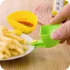 New Dip Clips Kitchen Bowl Kit Tool Small Dishes Spice Clip For Tomato Sauce Salt Vinegar Sugar Flavor Spices LX3337