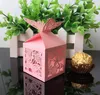 Caixa de Doces Do Casamento Da Borboleta do Corte a laser New Wedding Favor Boxes Lembranças de Casamento Romântico Frete Grátis