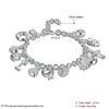 13 braces sterling silver plated bracelet ; New arrival fashion men and women 925 silver bracelet SPB144