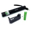 Gratis frakt Laser 303 Långdistansgrön SD 303 Laserpekare Kraftfull jaktlaserpenna Borrare +18650 Batteri + Laddare