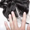 Parte intermediária estilo 4quotx4quot onda de água fechamento de renda real 8a grau remy cabelo humano 120 densidade 7531029