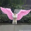 High quality cute pink angel wings nice gifts for girls adults fairy wings for dance wedding Garden bar party decoration shooting props