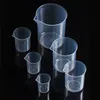 50ml and 100ml Plastic glass Addressed Measuring Cup Jug Beaker Kitchen Lab Tool Liquid Measure Tool pp beaker T1I413 200PCS