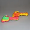 Silicone tabacoo silicone fumando tubo de mão colher de mão bonzics bongs de silício Dab plataformas DHL grátis