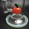 Cam Bong Waterpipe Beaker WTIH Percolators Duş Kapağı Percs Buz İzli Su Boruları 18.8mm Düz Tüp Bongs Bubbler