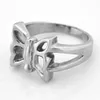 Fanssteel RVS HEREN vrouwen SIERADEN vlinder insect ring mode ring CADEAU VOOR BROERS zusters FSR08W6577993052992160