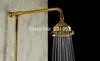 6 "高品質ゴールド仕上げ雨滴真鍮シャワーヘッドクラシックデザインアンティークシャワーヘッドゴールドメッキ送料無料