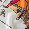 Женский квадратный шелковый шарф, красные шали и накидки с принтом пиратского корабля, платок Femme Joker, женские маленькие саржевые шарфы 60 60CM286w