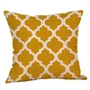 Burell Musard Pillow Case Yellow Geometryczne Spadek Jesień Poduszki Dekoracyjne June27 Drop Shipping