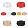 30ML Colorful Storage Box Circular Shape Store Bottles Aluminum Alloy Herb High Quality Wax Hide Smoking Pipe Accessories Multiple Uses