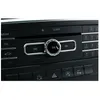 Garniture décorative de cadre de boutons de CD de contrôle central intérieur pour Mercedes Benz CLA GLA classe A/B Chrome ABS