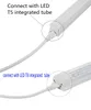 Interruttore 1ft 2ft 3ft 4ft 5ft Extension Cord T5 T8 Connettore Filo del cavo per LED integrato tubo fluorescente 5108494