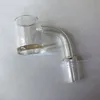 Ny XL Flat Top Quartz Banger Nail 4mm tjock botten 2 mm tjocka väggar domelösa banger naglar hink 25mm od kvarts gral spik