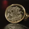 2010 British St George Dragon Gold Sovereign Coin Uk Gold Sovereign Dia. 40 mm, 1 Unze vergoldet