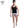 Wechery Men Slimming Vest Body hot Shaper for Man Abdomen Thermo Tummy Shaperwear tops Waist Control Tops Girdle Shirt S-2XL