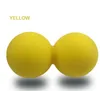 63x126mm Silicone Plastic Peanut Yoga Massage Massager Ball Rollers Back Trigger Point Therapy Sports Gym Release Excise Mobility Tools