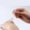 Nouveau rouleau Hydra derma automatique à micro-aiguilles en titane, 64 pointes dorées, micro-aiguilles avec des longueurs de 0.25mm 0.5mm 1.0mm, CE