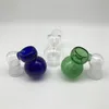 6 stijlen !!! Rookglas as van catcher kommen met bubbler en kalebas vrouwelijk mannelijk 10 mm 14 mm 18 mm gewricht glazen perc ashcatcher kommen voor olieligingen