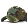 Casquette de baseball camouflage Casquette tactique extérieure Casquette de soleil militaire Sports Autocollants magiques Casquettes Accessoires pas cher DHL