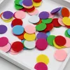 200 sztuk / partia DIY 1.5 cm okrągłe padki filcowe koło tkaniny odzież akcesoria inteligencja zabawki łaty kolorowe śledzić akcesoria