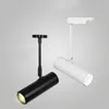 Hot venda 20W / 30W Branco Shell / Preto shell COB Rail rastrear luz COB Led faixa luz COB Led Superfície Mounte Down Light AC85-265V