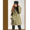 Giacca invernale staccabile da donna 2018 Abito casual da donna Cappotto basic Jaqueta Feminina giacche Parka lungo Addensare Capispalla Top