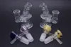 TOP quality Nano Rig Mini Glass Bongs Fab Egg Bongs Original Oil Rig Dabs Glass Water Pipes With 14.4mm Joint bowl Cheap mini Hookahs