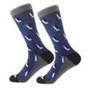 MYORED new Mens socks Women animal alien chili Moustache sloths Novelty Sock combed cotton funny Socks Men's big size crew socks