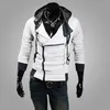 Stilvolle Attentäter Creed Hoodie Herren Cosplay Hoodies Coole Slim Jacket Kostümmantel