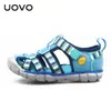 UOVO 2018 Neue Kinder Sandalen Für Jungen Und Mädchen Sommer Kind Strand Schuhe Mode Klett Kinder Schuhe Größe 26 #-33 #