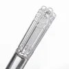Tige en verre avec 6 connecteurs armés 18 mm femelle à 18 mm mâle Joint en verre borosilicaté élevé Joint dépoli Dropdown 14F 18M Conduite d'eau en verre
