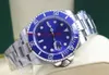 Luxuriöse, hochwertige Armbanduhren, 40 mm, 116619 116619LB, blaue Keramiklünette, Edelstahl, Asien 2813-Uhrwerk, automatische Herrenuhr