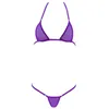 Transparentes Mini-Micro-Bikini-Set für Damen, heiße sexy erotische Dessous, BH + G-String, Tangas, durchsichtiger Badeanzug, Nachtwäsche, Kostüm S18101509
