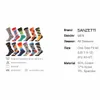 SANZETTI 12 Pairs/lot Funny Casual Chaussette Homme Crew Diamond Argyle Colorful Men's Dress Socks Combed Cotton Happy Socks