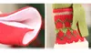 3 Pçs / set Decorações de Natal Frigorífico Lidar Com Cobre acessórios de cozinha Forno de Microondas Lava Louça Maçaneta Da Porta Pano Protetor