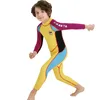 New 2,5mm Neoprene Kids Meteira Mergulhe Mumido Mã de Adoria Infantil de Swiming de uma peça longa Sunsn SunSn Kids Wetsuits Boys8654547