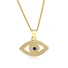 Tong Zhe S925 Sterling Silver Devil's Eye Naszyjnik transgraniczny Nowe produkty Akcesoria Net Red Light Luksusowy nisza prosta łańcuch obojczyka